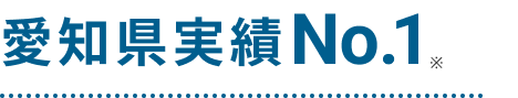 画像：実績No.1No.1